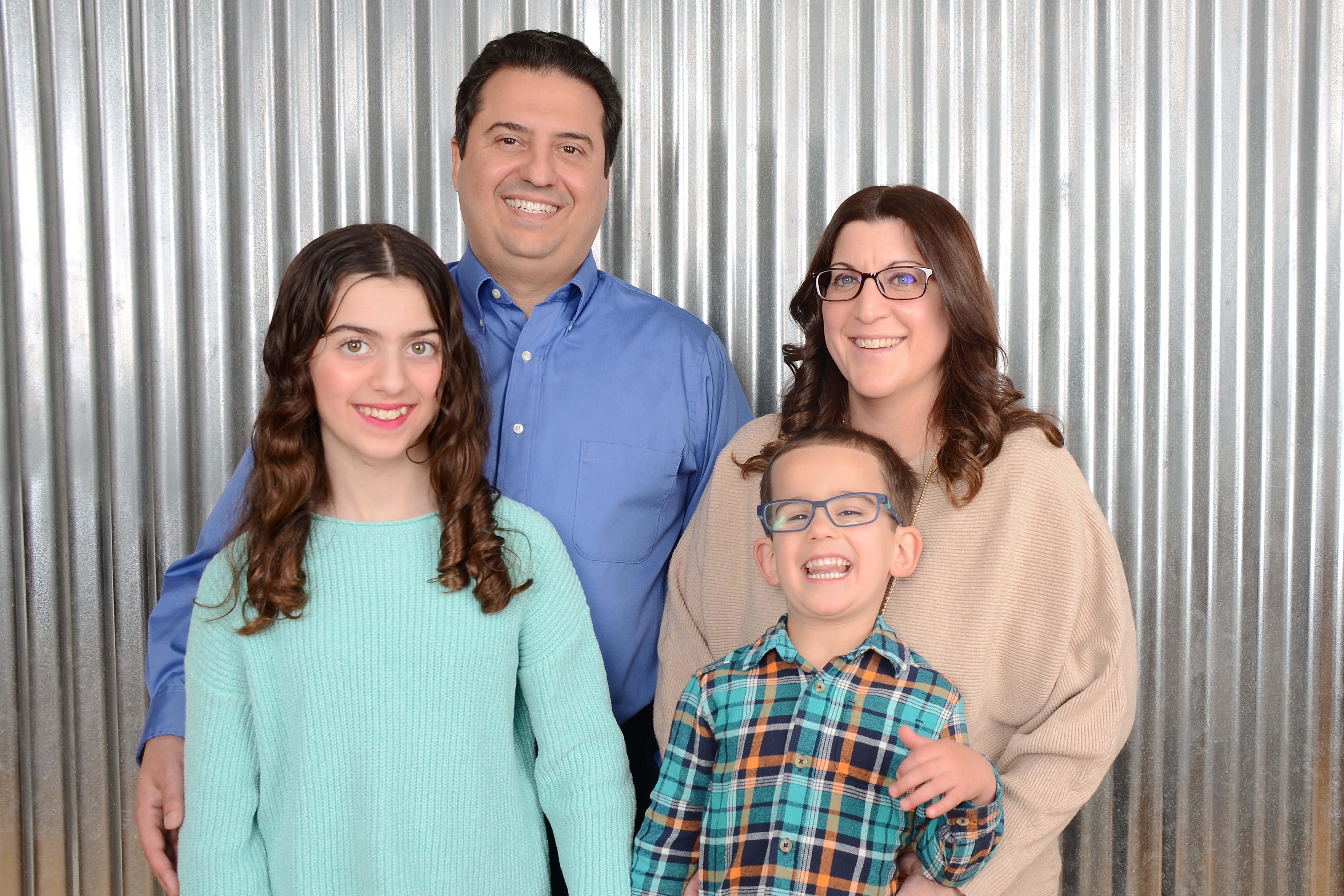 Michael Cogliandro with his family